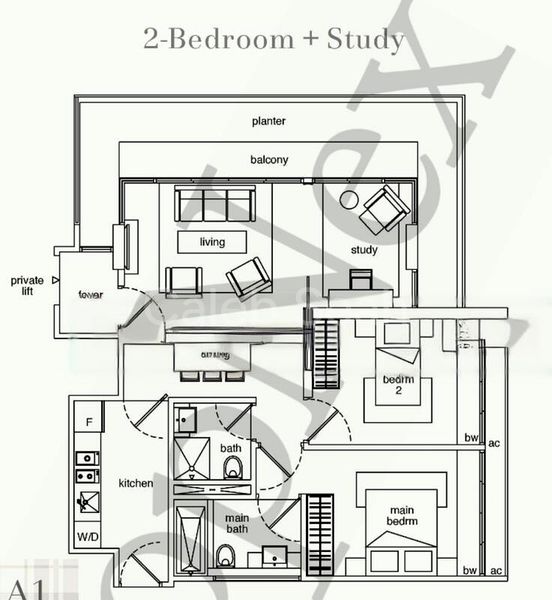 2 Bed Condo for Rent in  The Mercury - Image 18